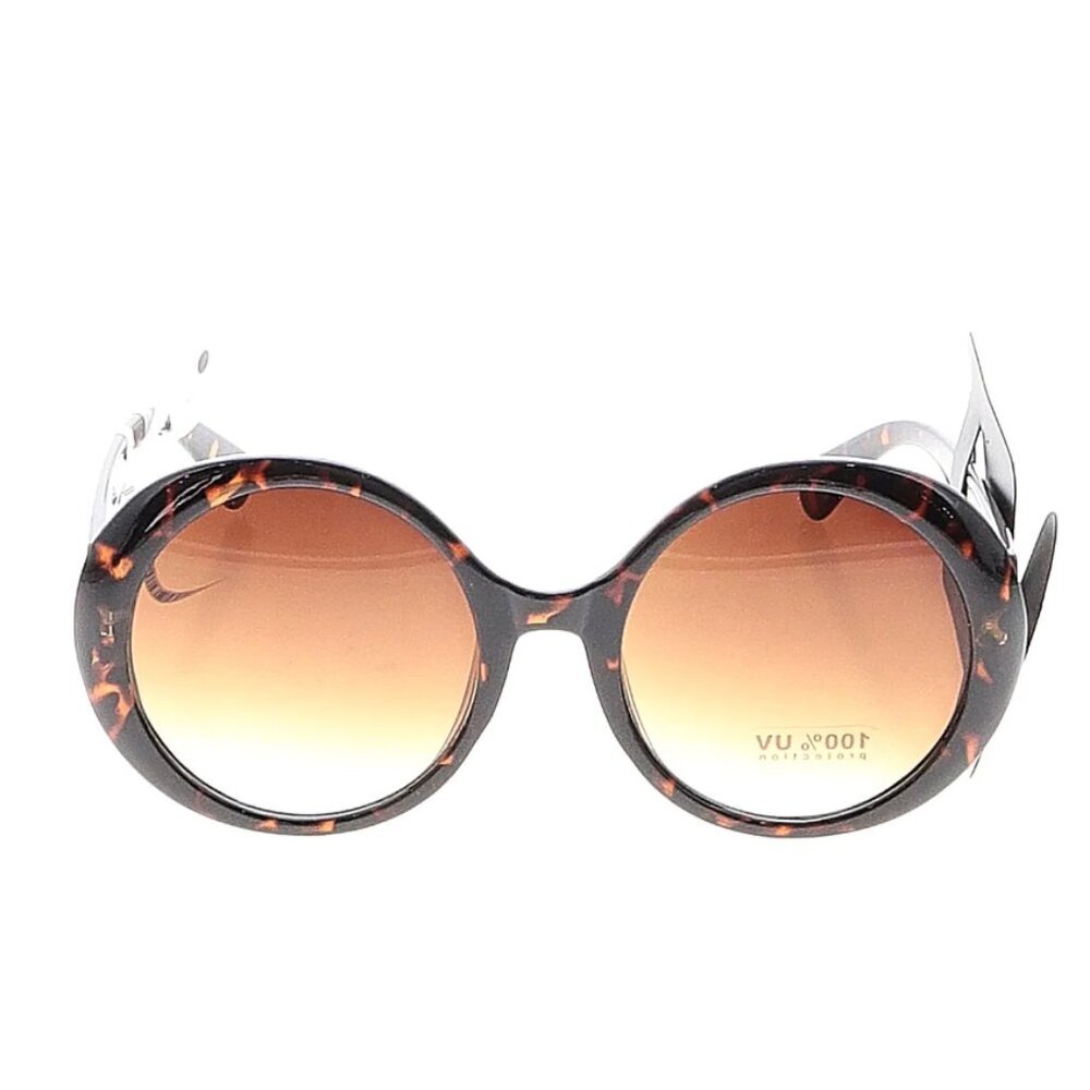 Sunglasses Round Frame Tortoise Shell New in Package